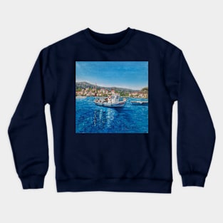Happy Blue Crewneck Sweatshirt